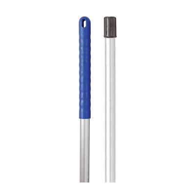 Exel Alloy Colour Coded Mop Handle. Push Fitting 137cm Blue