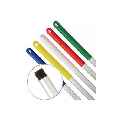 Hygiene Colour Coded Screw Fitting Mop Handles 125cm Long