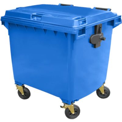 1100 Litre 4 Wheel Bin | Blue