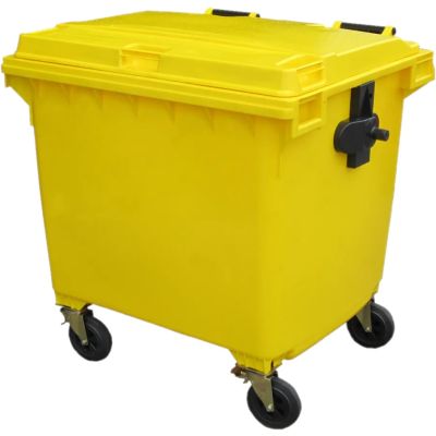 1100 Litre 4 Wheel Bin | Yellow