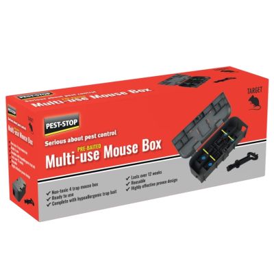Pest-Stop Pre-baited Multi-use Mouse Box