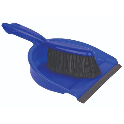 Dustpan & Soft Brush Set in Blue