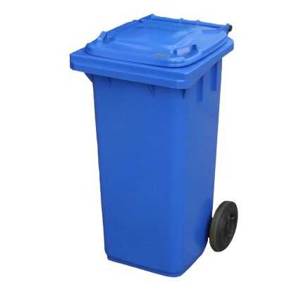 120 Litre 2 Wheel Bin | Blue