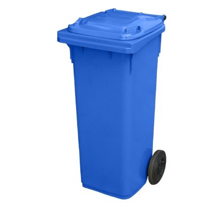 140 Litre 2 Wheel Bin | Blue