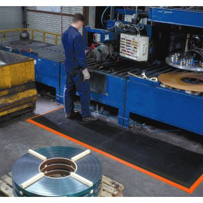 Oilzone Safety Mat in Black and Orange Various Sizes