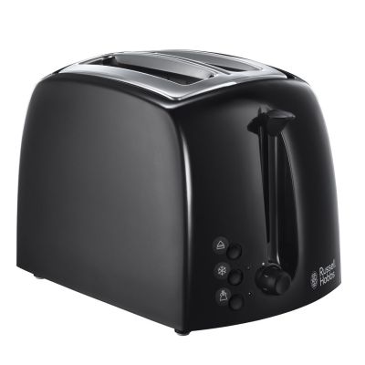 Russell Hobbs Textures 2 Slice Toaster Black