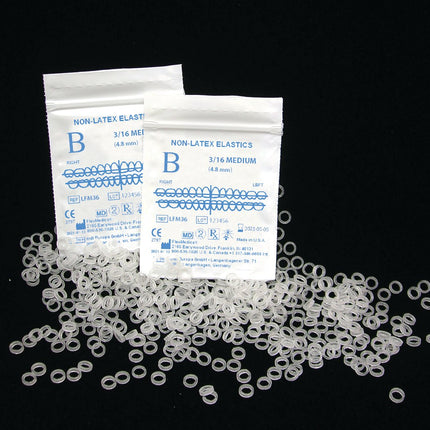Non-Latex Elastics 3/16" Heavy 6.5oz 