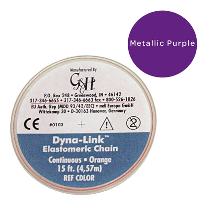 Dyna-Link Chain Metallic Purple Continuous 