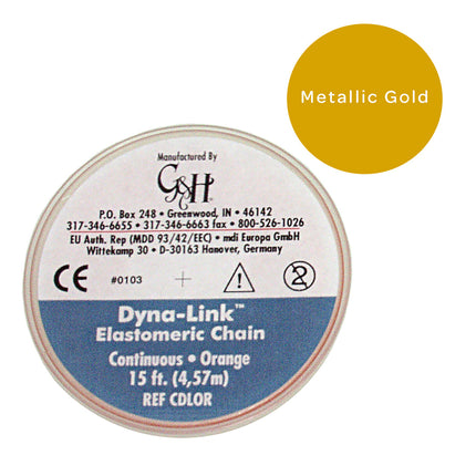 Dyna-Link Chain Metallic Gold Short 