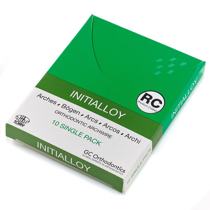 Initialloy NiTi Form C Light Force 016 Lower - Rhodium Coated 