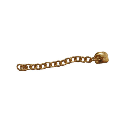 Extrusion Hook / Eyelet Gold 24 kt with Chain Square Bonding Base 