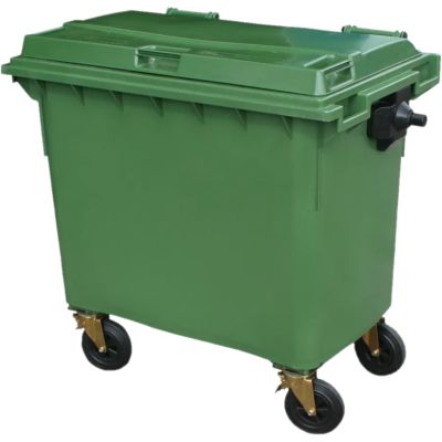 660 Litre 4 Wheel Bin | Green