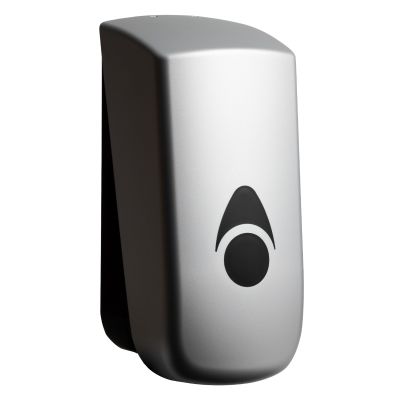 Myriad Soap Dispenser Recycled Matte Silver with 3 Soap Type Options