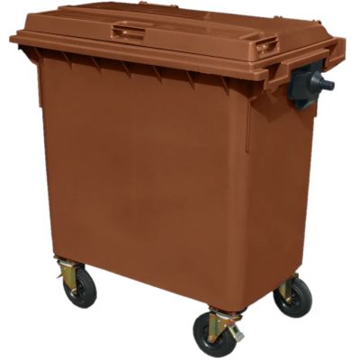 770 Litre 4 Wheel Bin | Brown