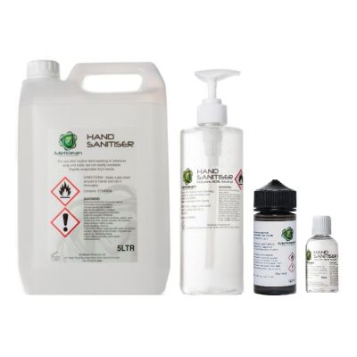 Hand Sanitiser Rinse 80% Ethanol Alcohol Case All Sizes