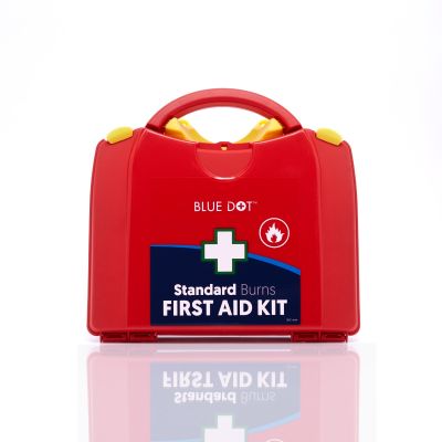 Blue Dot Standard Burns First Aid Kit in Red PGB Box