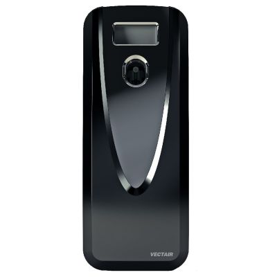 AiromaÂ® MVP Air Freshener Dispenser- Black & Chrome