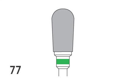 Acrylic Trimmers - Tungsten Carbide Plain Cut Coarse HP 77 060 