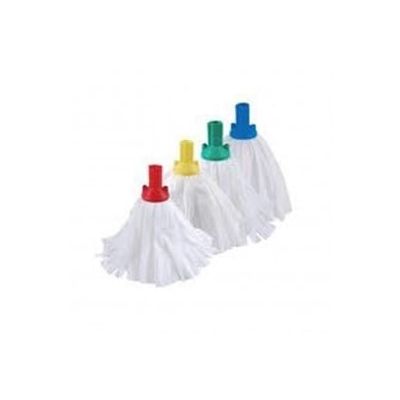 Big White Exel Socket Mop Large Colour Coded - 4 colours