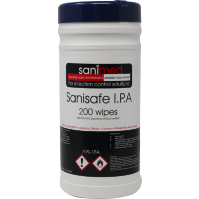 Anti Bacterial Alcohol Wipes (Tub of 200)