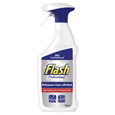 P&G Professional Flash Cleaner Spray Clean & Bleach 750ml x 10