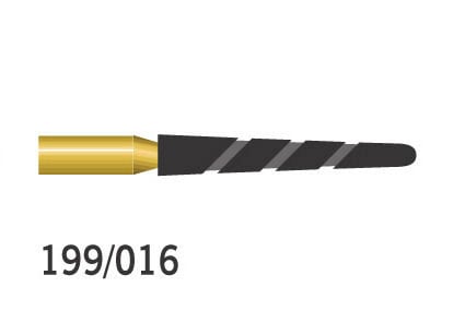 Gold Twister Burs Round End Taper FG Extra Coarse 199/016 