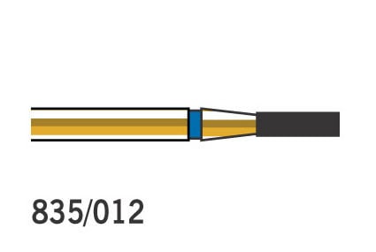 Diamond Burs Flat End Cylinder FG 835 ML 012 4 