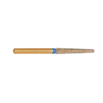 Gold Diamond Burs Round End Taper FG Medium 199/016 