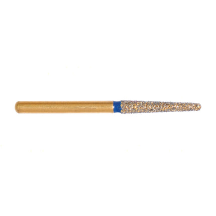Gold Diamond Burs Round End Taper FG Medium 199/018 