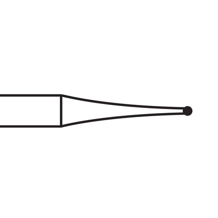 Steel Burs Round RA No. 1 007 