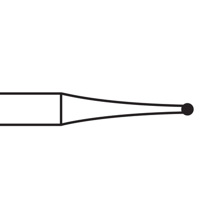 Steel Burs Round RA No. 1 009 (Size 1.5) 