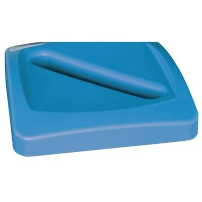 Blue Paper Slot Lid for the 87L Square Recycling Bin
