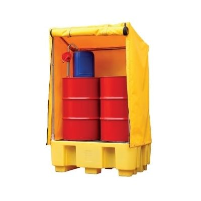 2 Drum Spill Pallet with Framed Cover