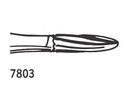 Jet TC Burs Bullet Shaped Trimming & Finishing FG 7803 012 