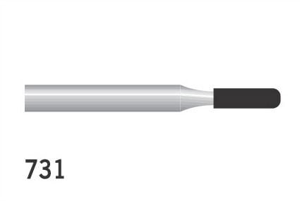 Diamond Burs Cylindrical Domed FG No.731 731 Medium 139-012M (838) 