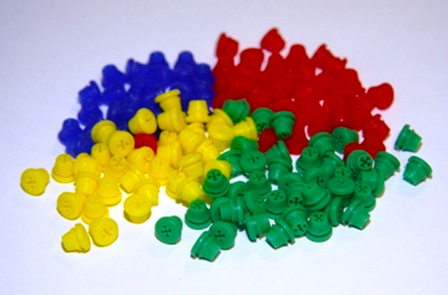 PlugIn Bur Holder Silicone Plugs Blue 