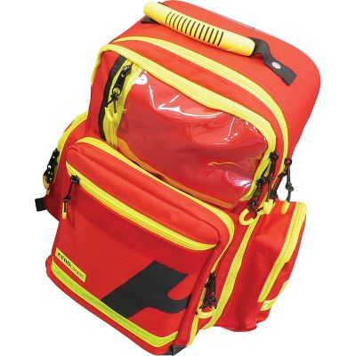 Emergency Backpack, Large Polyester Red