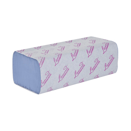 Z-Fold Hand Towel 1 ply, Blue 