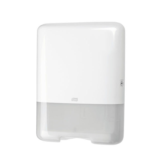 Dispenser - White for Tork Singlefold Hand Towel (CAV210).  (553000) 