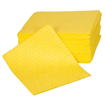 Double Weight Chemical Absorbent Pads x 100 in Poly Bag