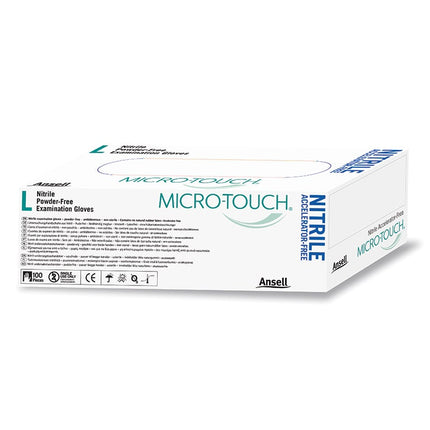 Micro-Touch Nitrile Accelerator Free Examination Gloves Small 