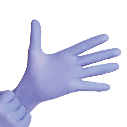 Nitrisoft Nitrile Examination Gloves Blue Extra Small 
