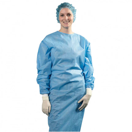 Surgical Gowns SMS 45GSM Blue Medium 