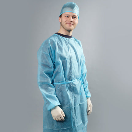 Gown Isolation Sterile Blue X-Large 