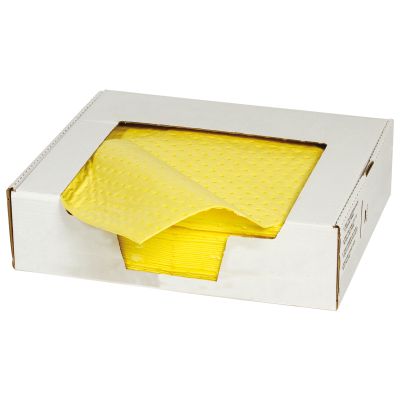 Double Weight Chemical Absorbent Pads x 30 in Dispenser Box