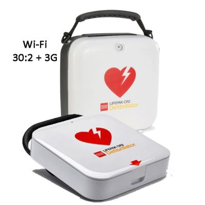 LifepakÂ® CR2 Wi-Fi 30.2 +3G Semi Automatic AED & Carry Case