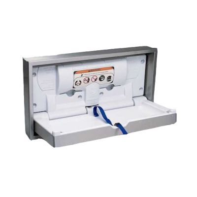 Dolphin Horizontal Clad Baby Changing Unit Recessed