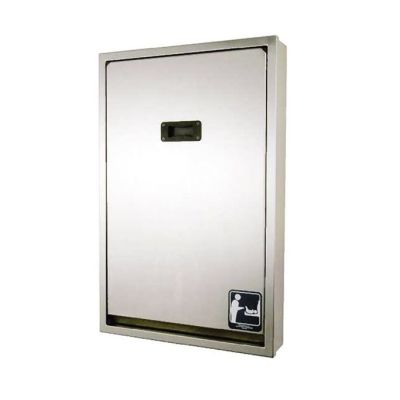 Dolphin Full Stainless Vertical Baby Changing Unit Surface Mounted