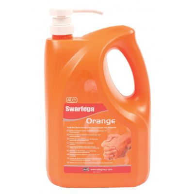 SCJP Swarfega Orange Hand Cleaner 4 Litre Pump Bottle (Case of 4)
