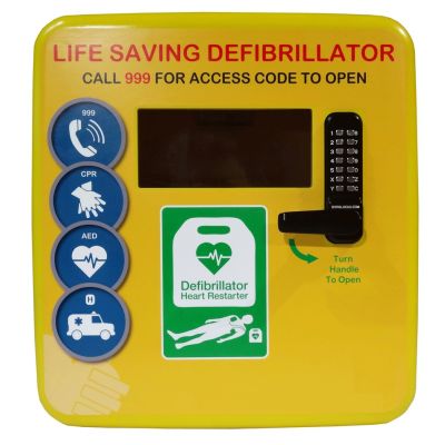 Outdoor Polycarbonate Defibrillator Cabinet 4000 Series- Locked